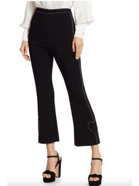 Cinq à Sept Black  Annie Heart Pants Size 6